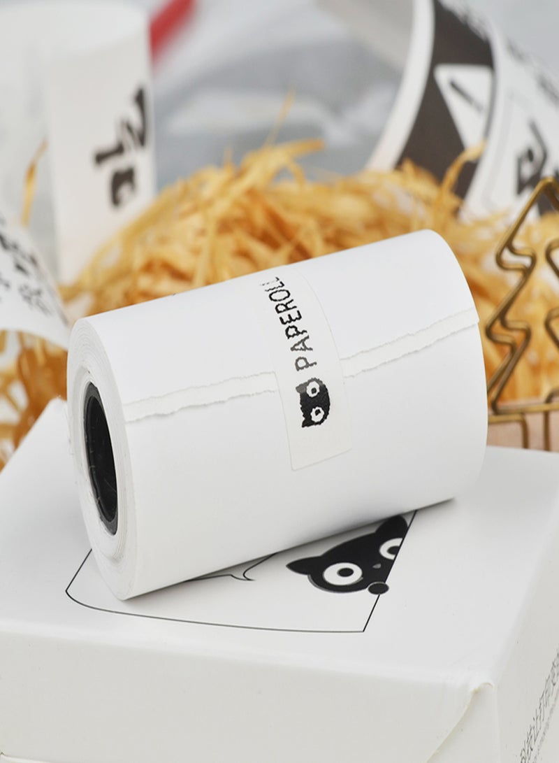 Paperang Thermal Printing Paper Adhesive Sticker Thermal Printing Paper Compatible with Paperang Pocket Printer P1/P1S/P2 57*30mm(3 Rolls) - Image 5